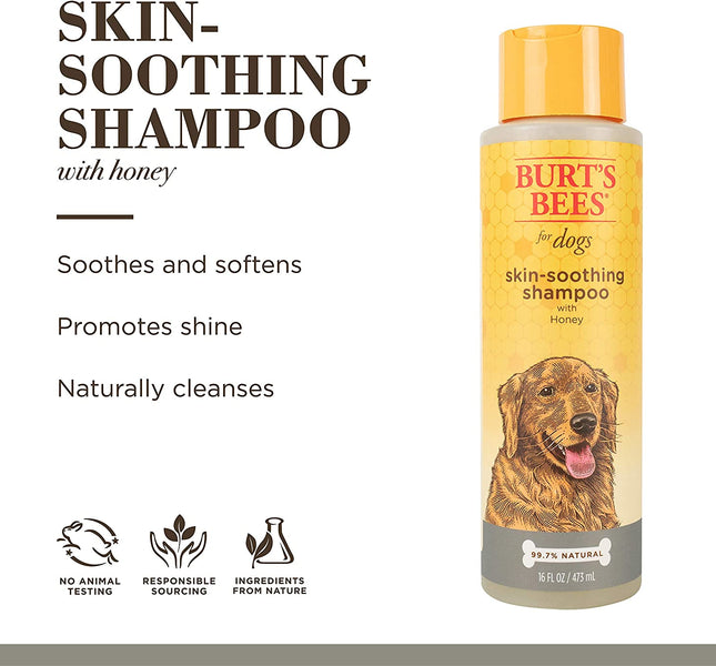 Natural Skin Soothing Shampoo with Honey-FluffyFare