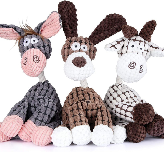 Squeaky Dog Toys Pack for Puppy-FluffyFare